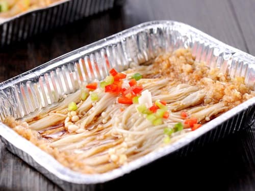 肇东锡纸烤金针菇